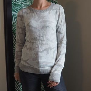 Gray Camo Sweater
